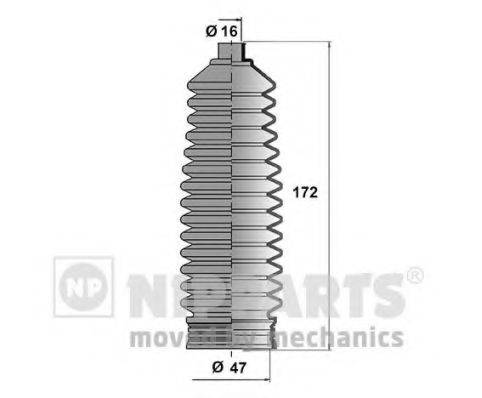 NIPPARTS N2840514 Комплект пылника, рулевое управление