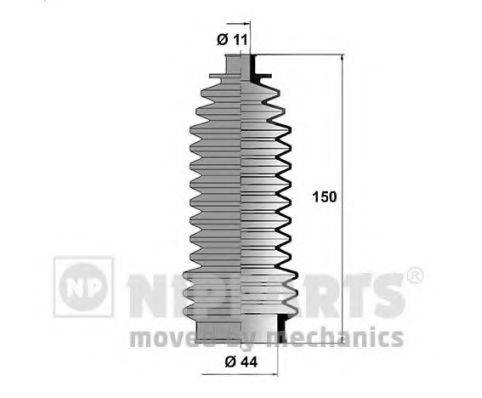 NIPPARTS N2841025 Комплект пылника, рулевое управление