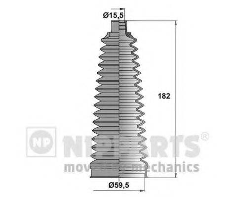 NIPPARTS N2842043 Комплект пылника, рулевое управление