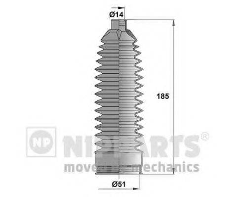 NIPPARTS N2843025 Комплект пылника, рулевое управление