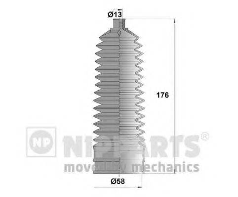 NIPPARTS N2844028 Комплект пылника, рулевое управление