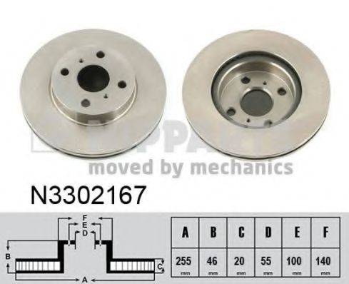 NIPPARTS N3302167 Тормозной диск