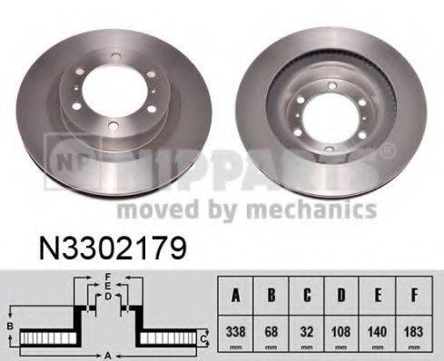 NIPPARTS N3302179 Тормозной диск