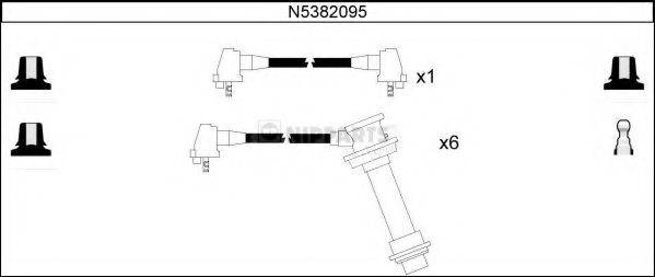 NIPPARTS N5382095 Комплект проводов зажигания