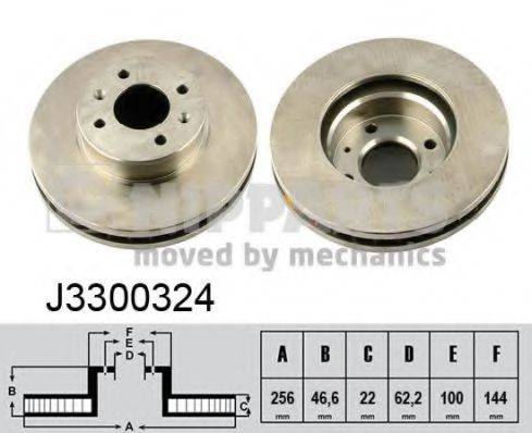 NIPPARTS J3300324 Тормозной диск