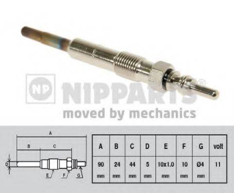 NIPPARTS J5715014 Свеча накаливания