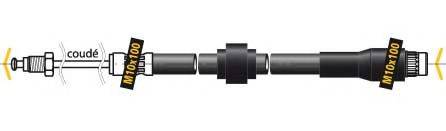 MGA F5447 Тормозной шланг