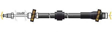 MGA F5448 Тормозной шланг