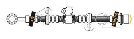 MGA F6156 Тормозной шланг