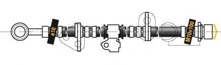 MGA F6157 Тормозной шланг