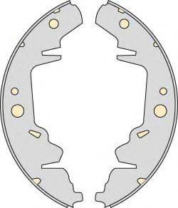 MGA M739 Комплект тормозных колодок