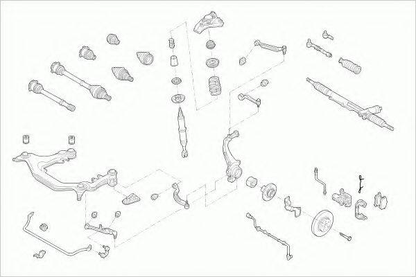 ZF PARTS VWPASSAFZ032 Рулевое управление; Подвеска колеса