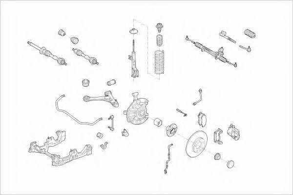 ZF PARTS MERCEAKLAFZ001 Рулевое управление; Подвеска колеса