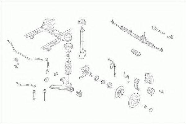 ZF PARTS FORDTRANSFZ003 Рулевое управление; Подвеска колеса