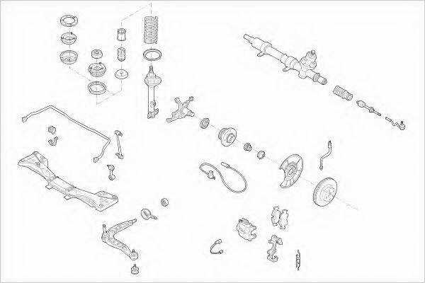 ZF PARTS BMW3FZ005 Рулевое управление; Подвеска колеса