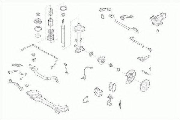 ZF PARTS BMW5FZ001 Рулевое управление; Подвеска колеса