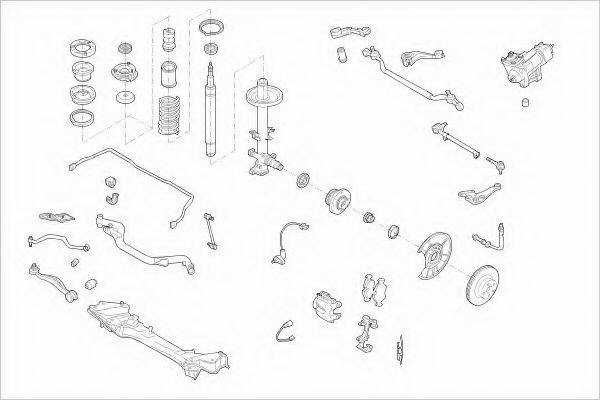 ZF PARTS BMW5TOUFZ007 Рулевое управление; Подвеска колеса