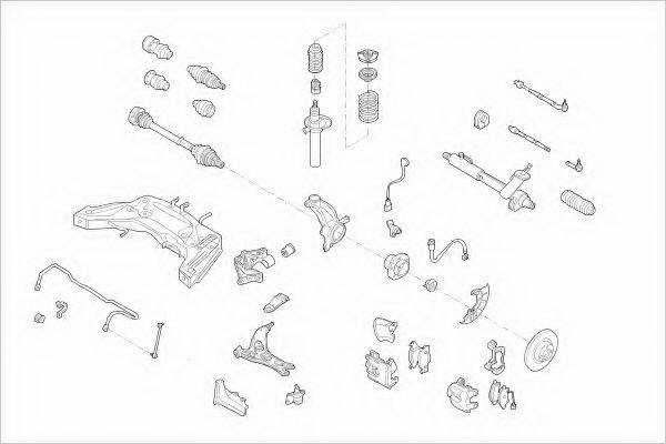 ZF PARTS SKODAFABIAFZ004 Рулевое управление; Подвеска колеса