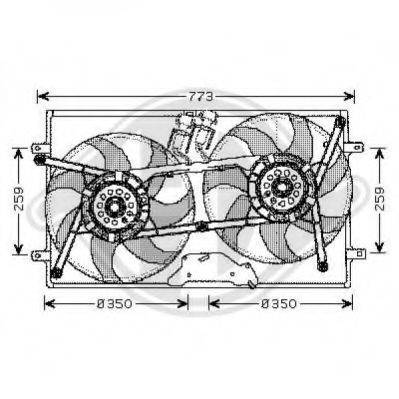 DIEDERICHS 2270101 Вентилятор, охлаждение двигателя