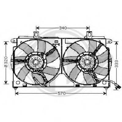 DIEDERICHS 4210101 Вентилятор, охлаждение двигателя