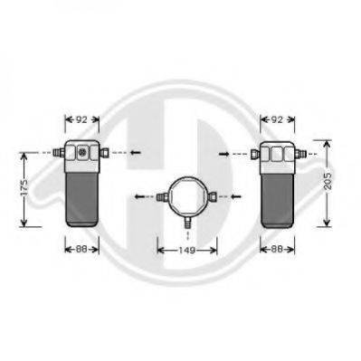 DIEDERICHS 8101502 Осушитель, кондиционер