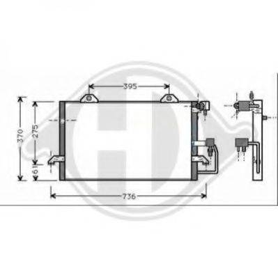 DIEDERICHS 8101503 Конденсатор, кондиционер
