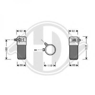 DIEDERICHS 8101505 Осушитель, кондиционер