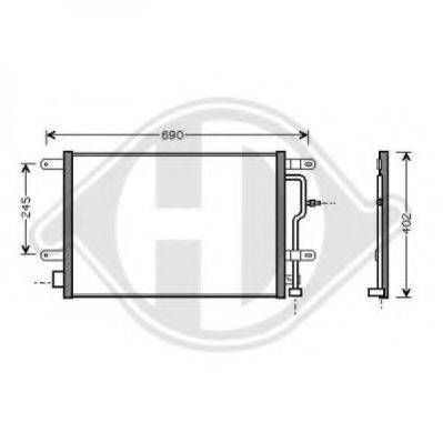 DIEDERICHS 8101700 Конденсатор, кондиционер