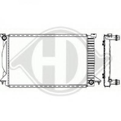 DIEDERICHS 8101706 Радиатор, охлаждение двигателя