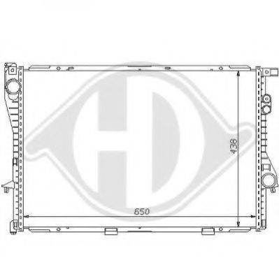 DIEDERICHS 8102101 Радиатор, охлаждение двигателя