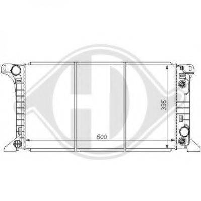 DIEDERICHS 8110174 Радиатор, охлаждение двигателя