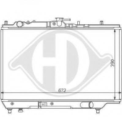 DIEDERICHS 8120110 Радиатор, охлаждение двигателя