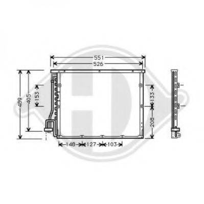 DIEDERICHS 8121308 Конденсатор, кондиционер