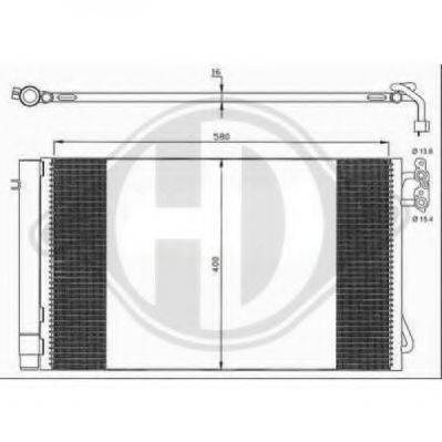 DIEDERICHS 8121600 Конденсатор, кондиционер