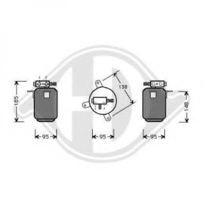 DIEDERICHS 8122202 Осушитель, кондиционер