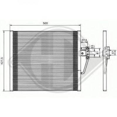 DIEDERICHS 8122301 Конденсатор, кондиционер