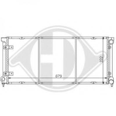 DIEDERICHS 8133108 Радиатор, охлаждение двигателя