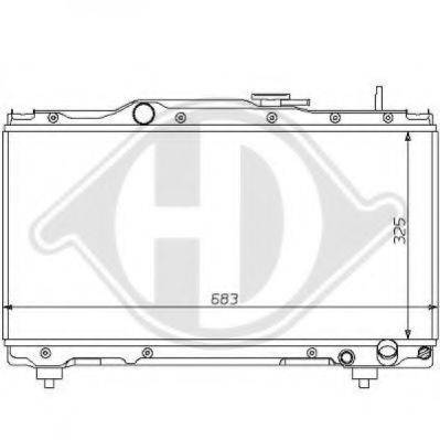 DIEDERICHS 8137131 Радиатор, охлаждение двигателя