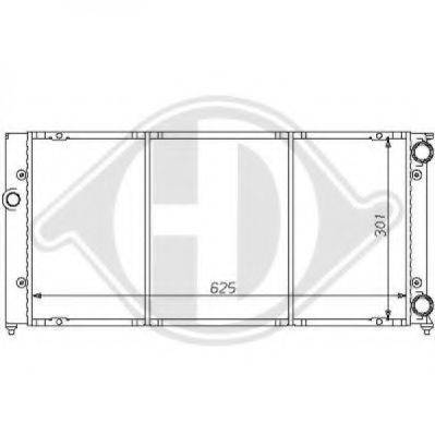 DIEDERICHS 8138126 Радиатор, охлаждение двигателя