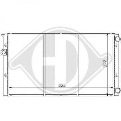 DIEDERICHS 8138129 Радиатор, охлаждение двигателя