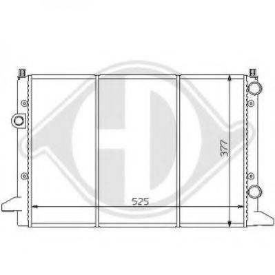 DIEDERICHS 8138146 Радиатор, охлаждение двигателя