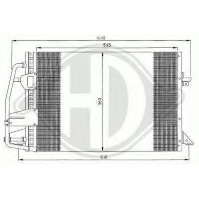 DIEDERICHS 8141400 Конденсатор, кондиционер