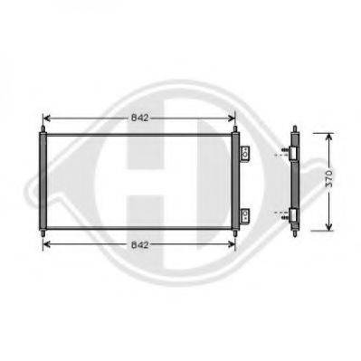 DIEDERICHS 8145400 Конденсатор, кондиционер