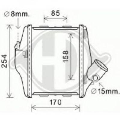 DIEDERICHS 8160603 Интеркулер