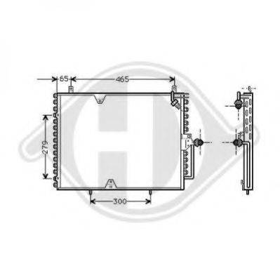 DIEDERICHS 8161300 Конденсатор, кондиционер