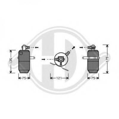 DIEDERICHS 8163501 Осушитель, кондиционер