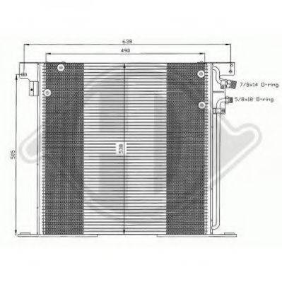 DIEDERICHS 8166500 Конденсатор, кондиционер