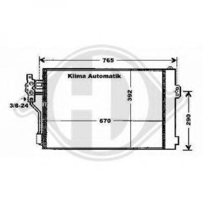 DIEDERICHS 8166602 Конденсатор, кондиционер