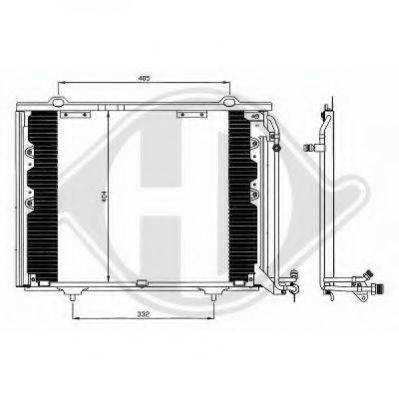 DIEDERICHS 8167001 Конденсатор, кондиционер