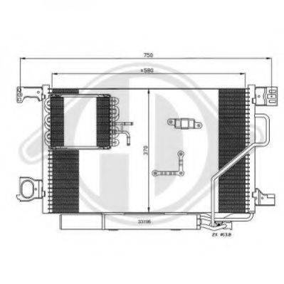 DIEDERICHS 8167103 Конденсатор, кондиционер